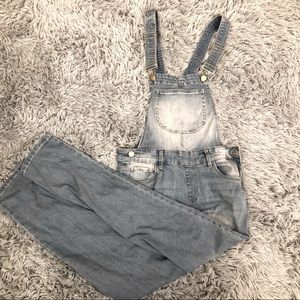 Denim overalls